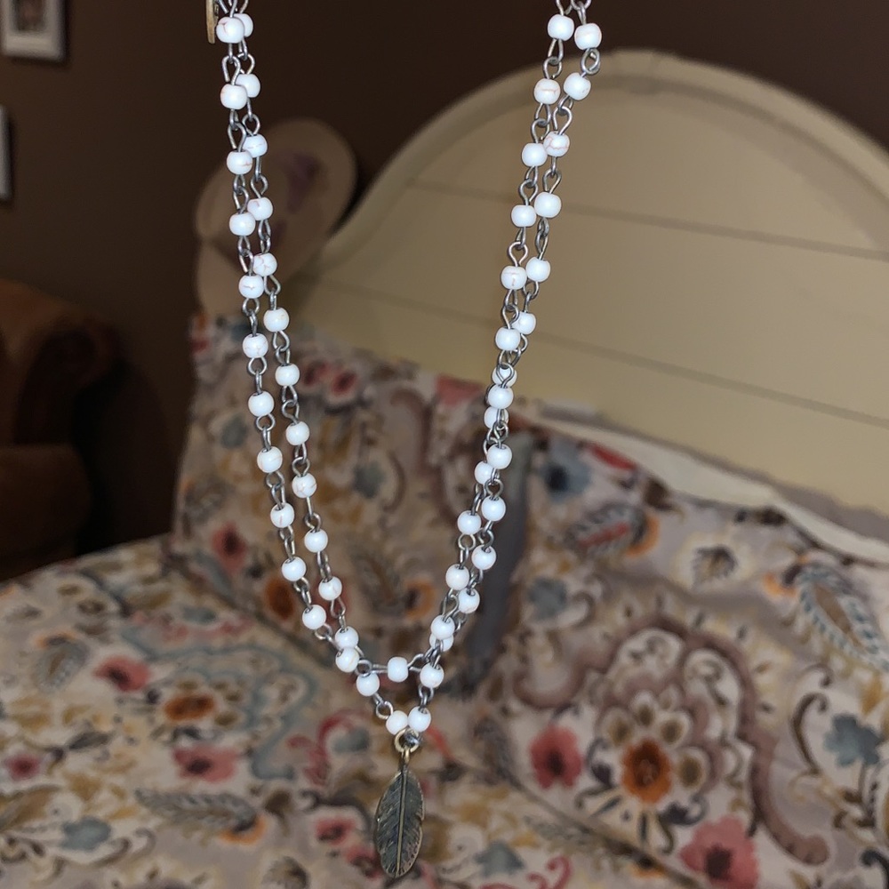 Beaded wrap necklace